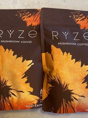 RYZE Mushroom Coffee - New, unopened (2 Bags)